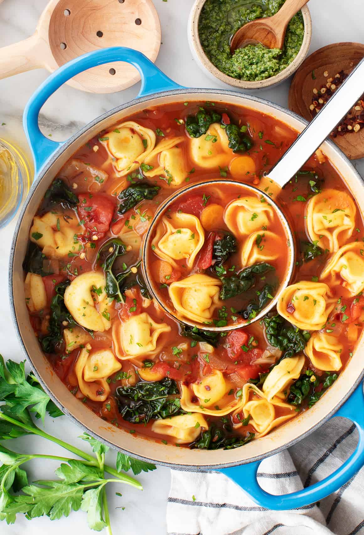 Tortellini soup