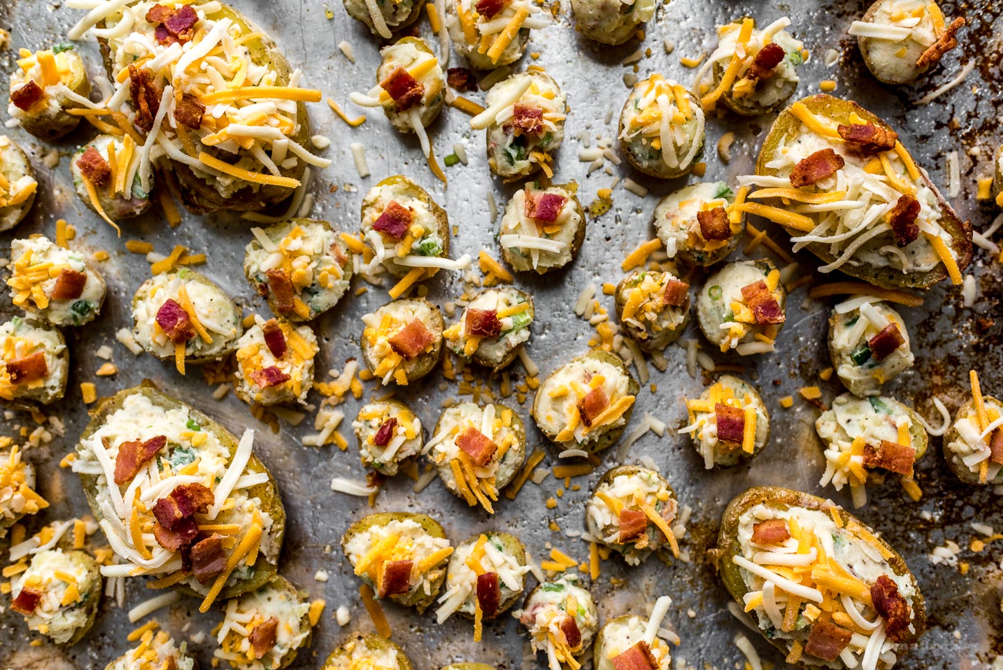 Jalapeño Bacon Ranch Mini Twice Baked Potatoes Recipe | www.iamafoodblog.com