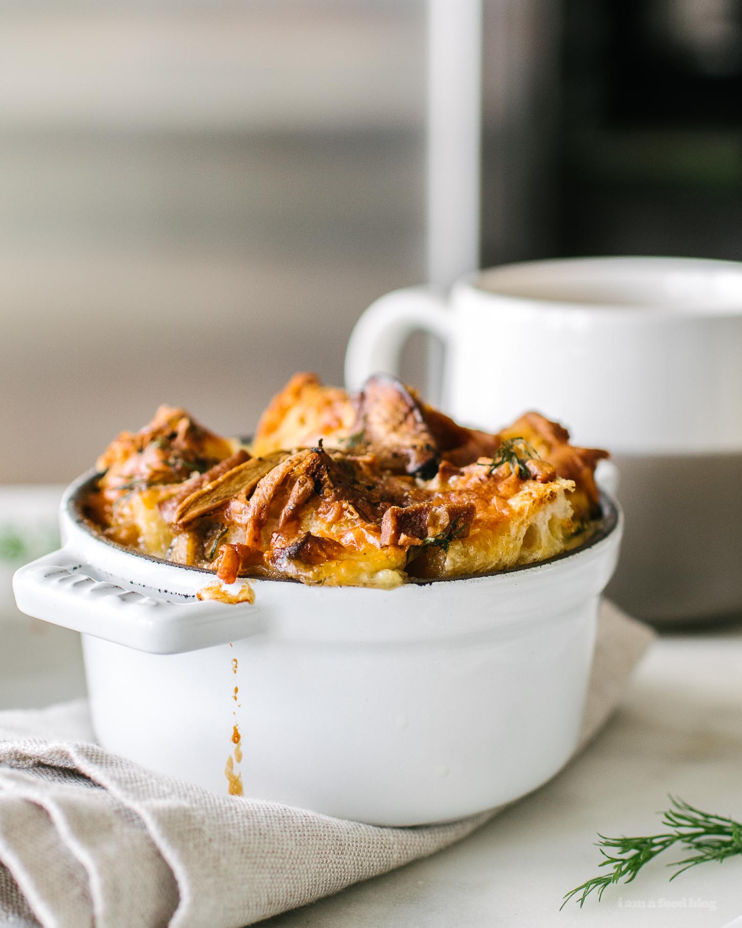 herby breakfast strata - www.iamafoodblog.comfort 