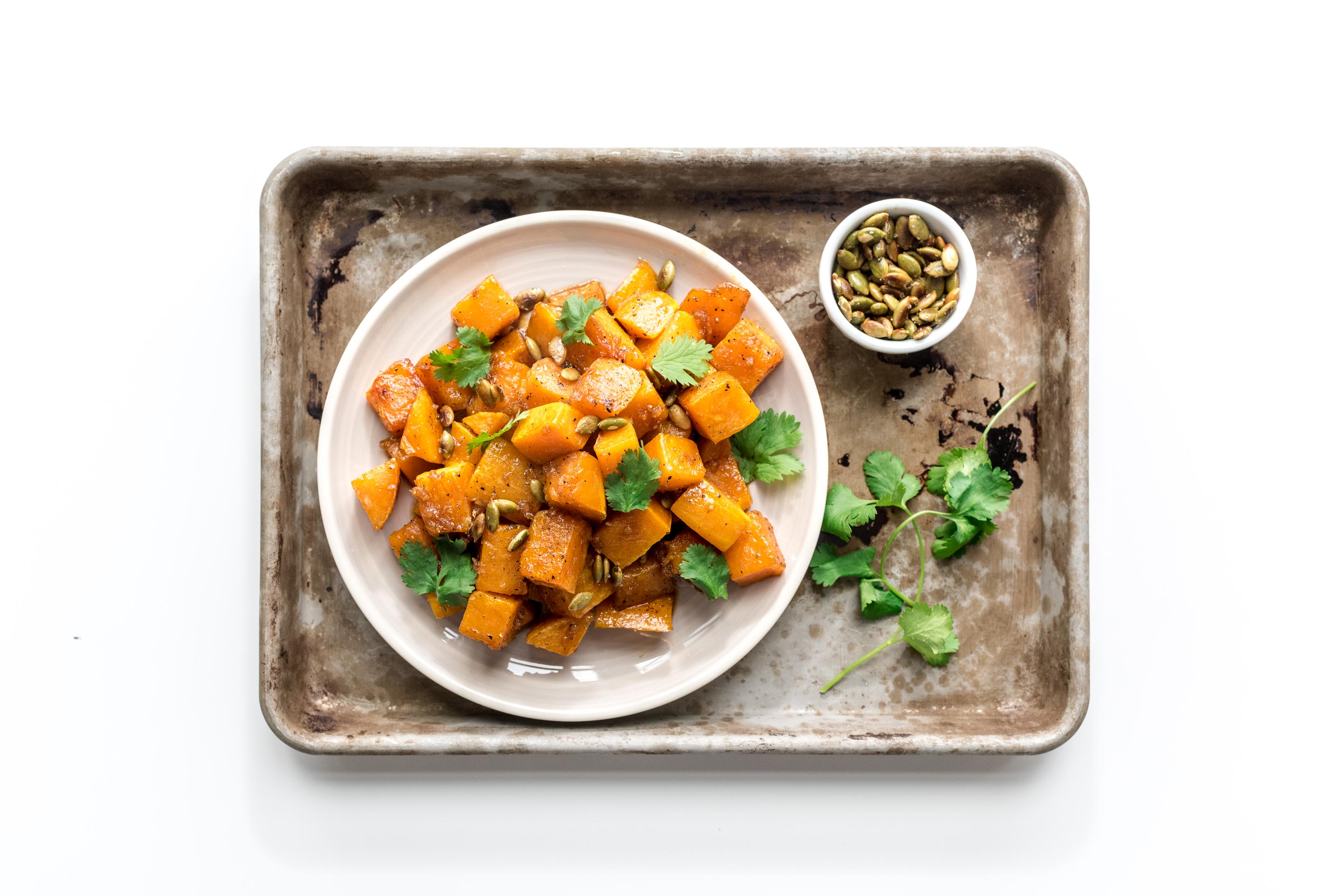 honey garlic roasted butternut squash | i am a food blog