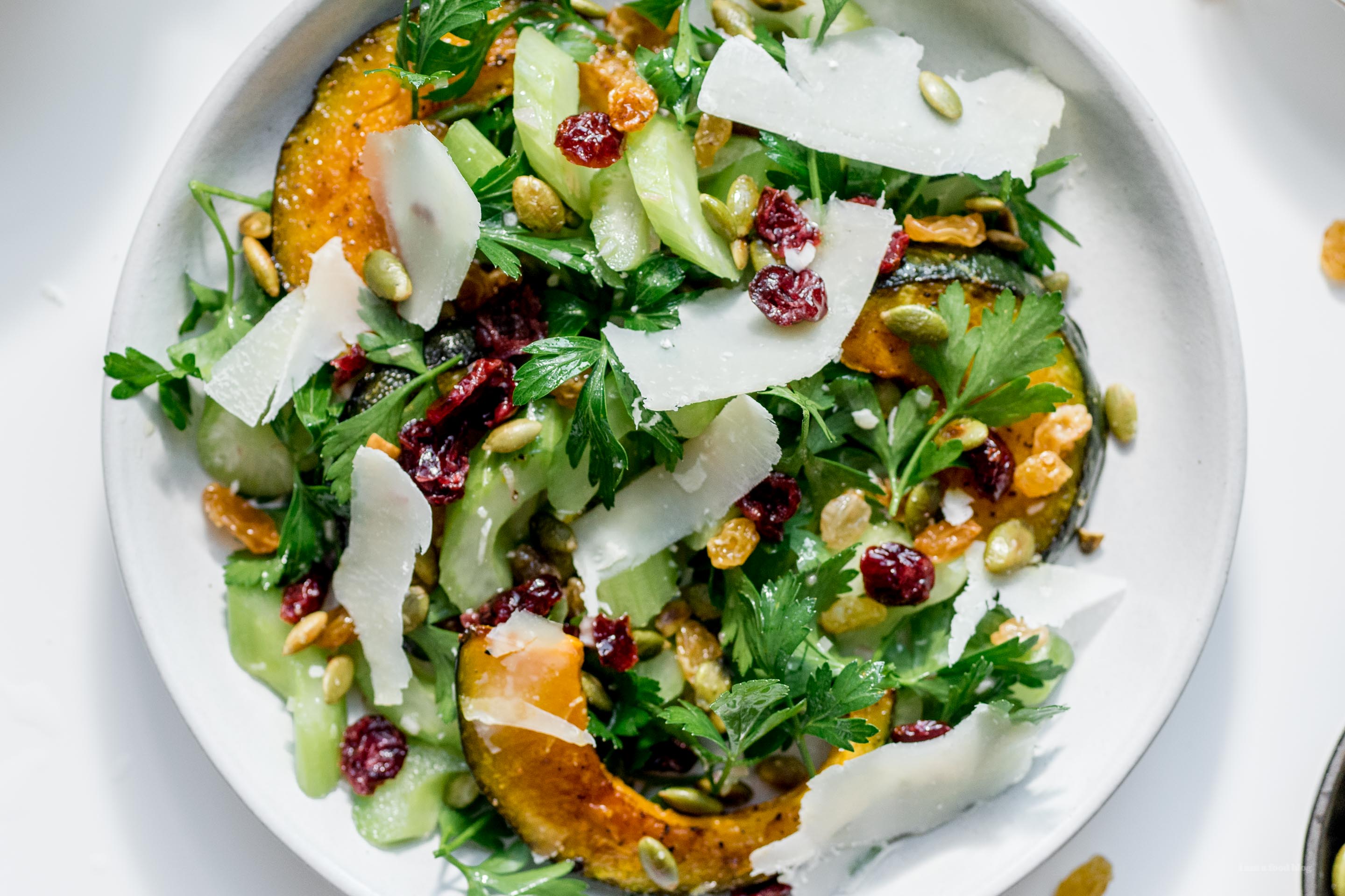 kabocha celery salad