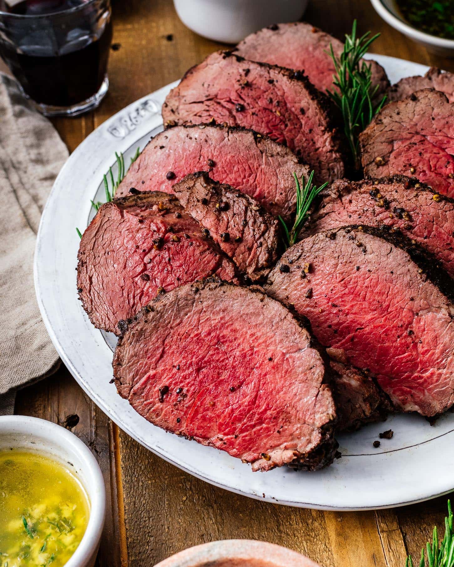 sliced beef tenderloin | www.iamafoodblog.com