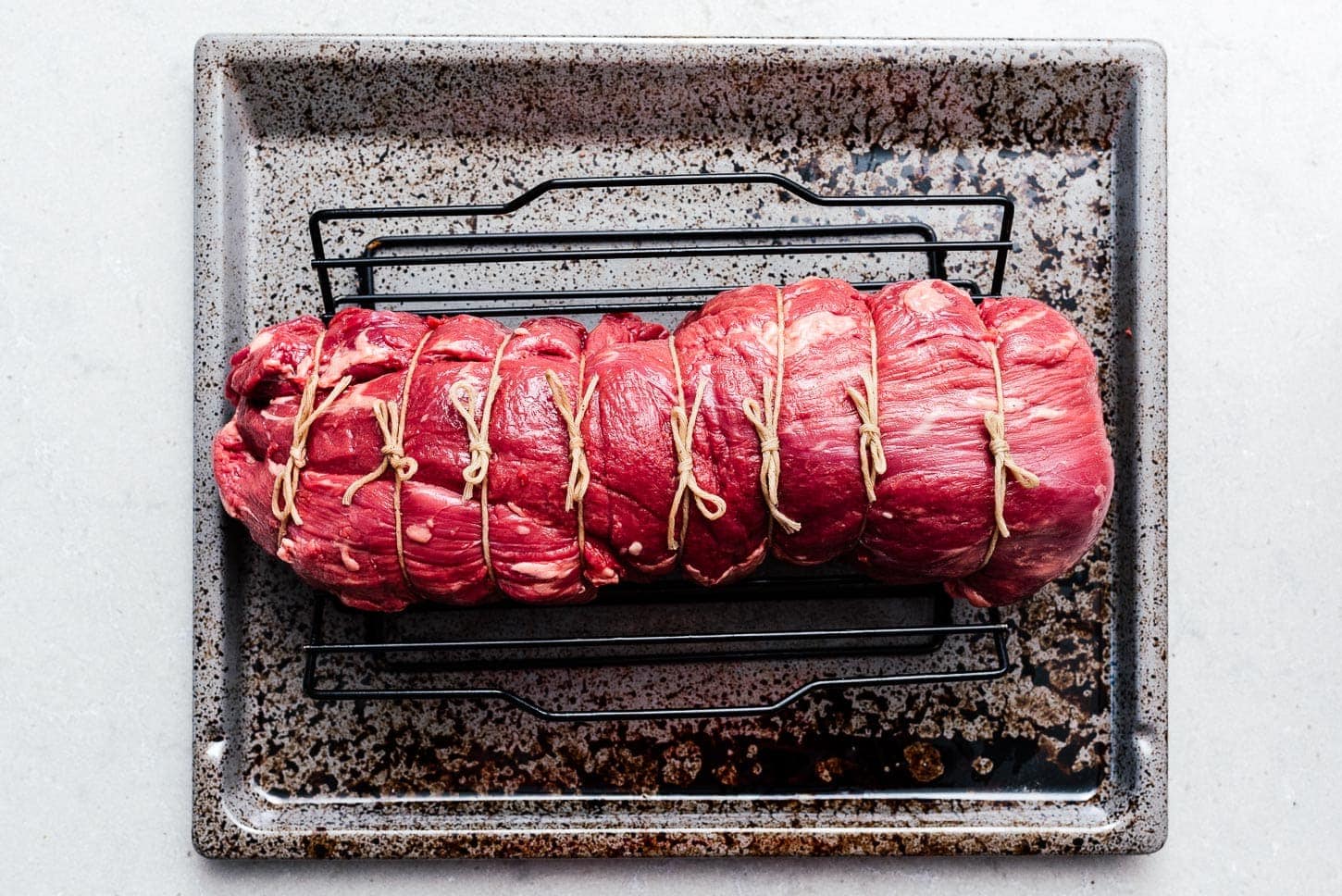 tied off beef tenderloin | www.iamafoodblog.com