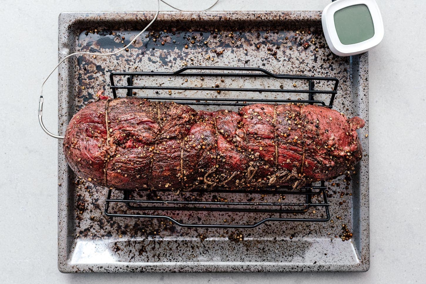 beef tenderloin ready to roast | www.iamafoodblog.com