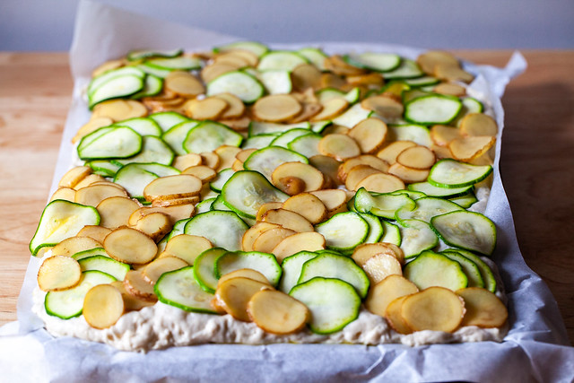 focaccia with zucchini and potatoes-06
