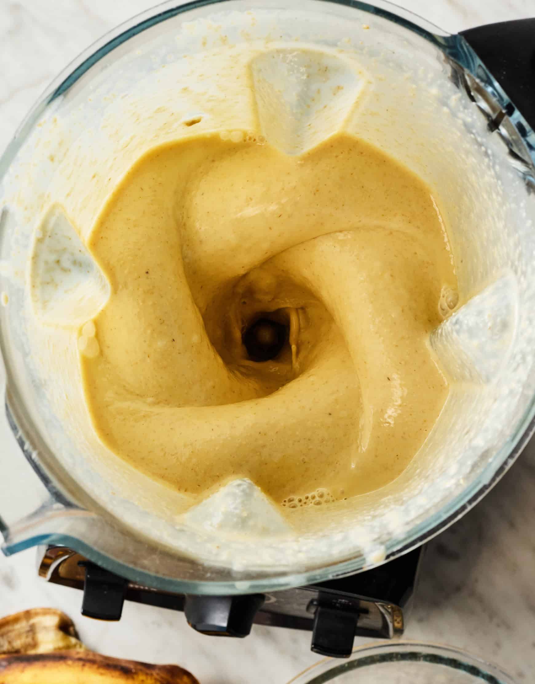 Blending protein pancake batter