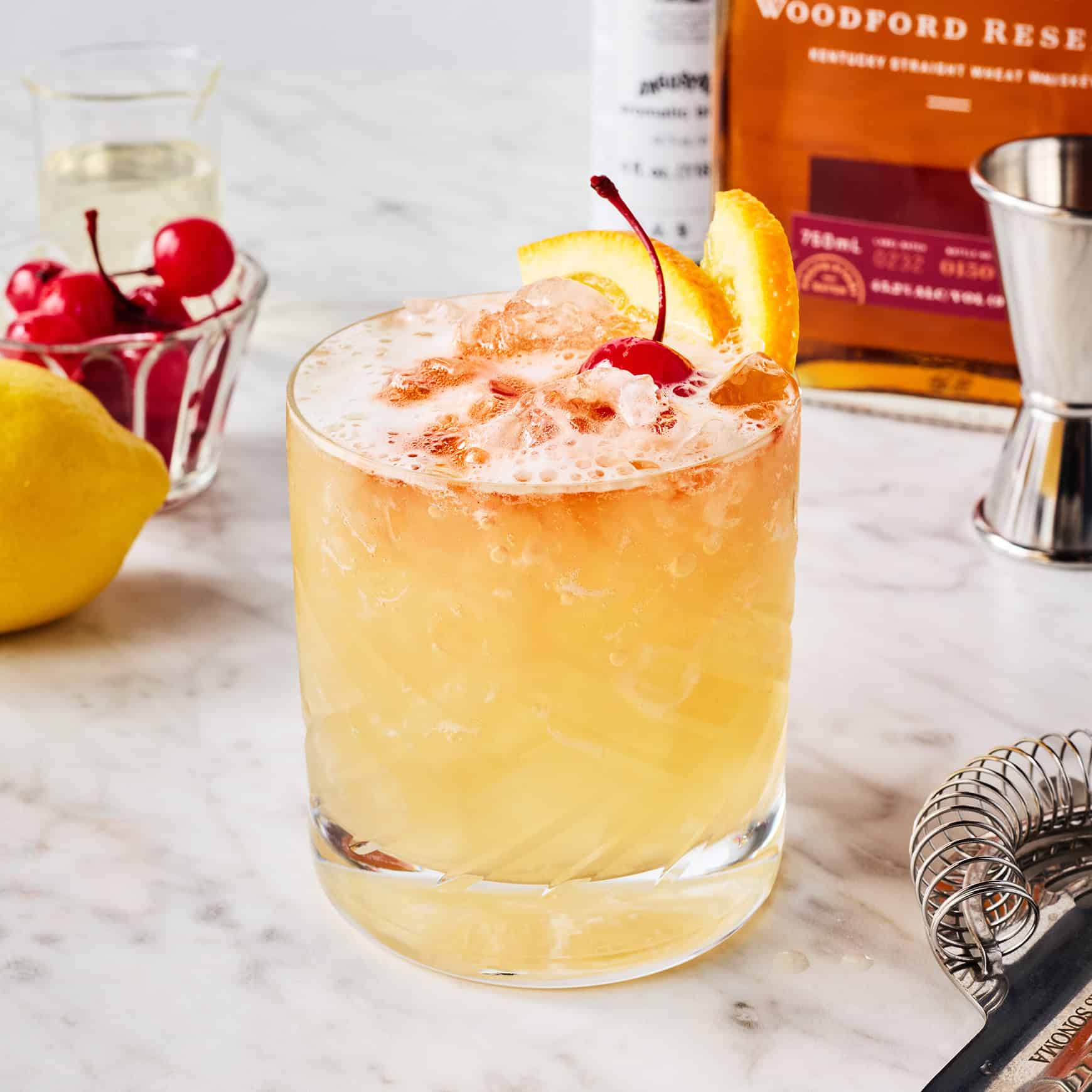 Whiskey sour recipe