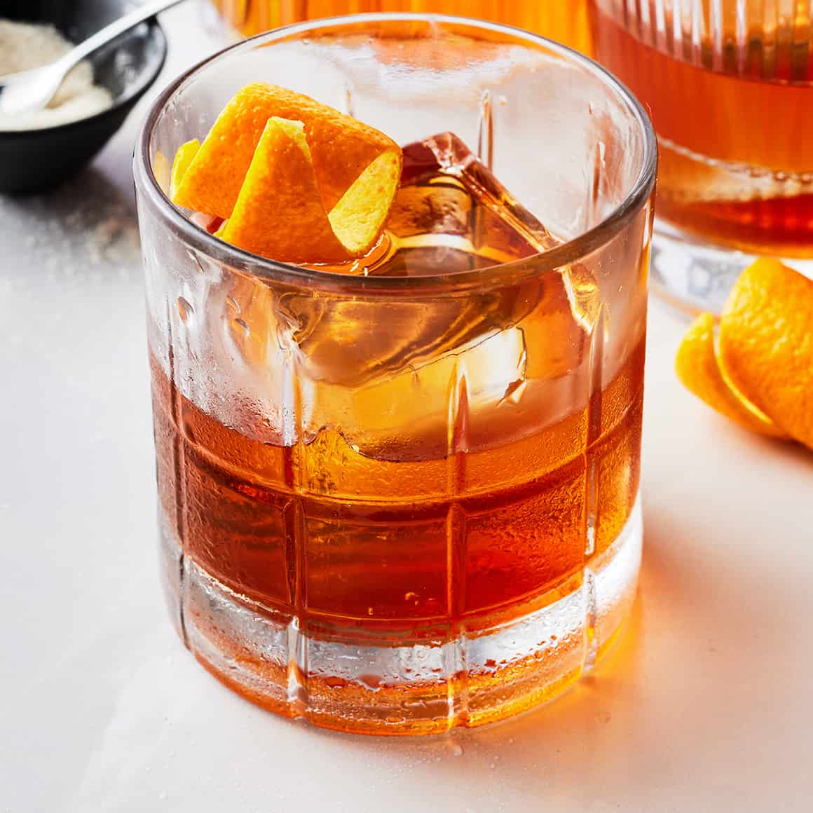 Old fashioned cocktail