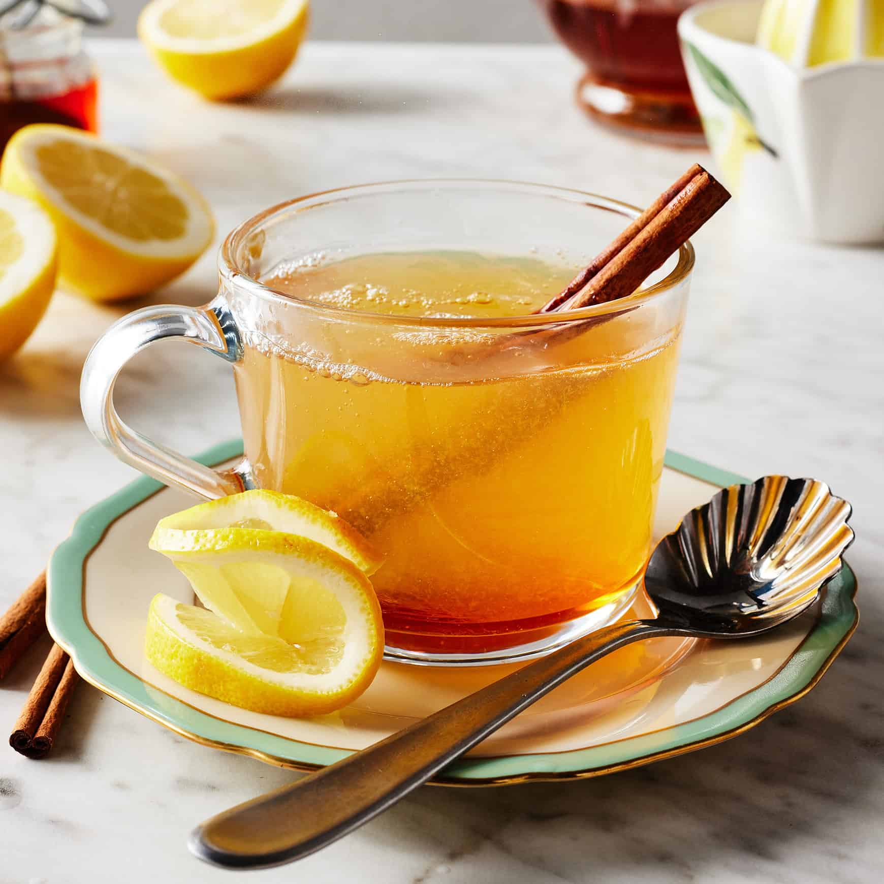 Thanksgiving drinks - hot toddy