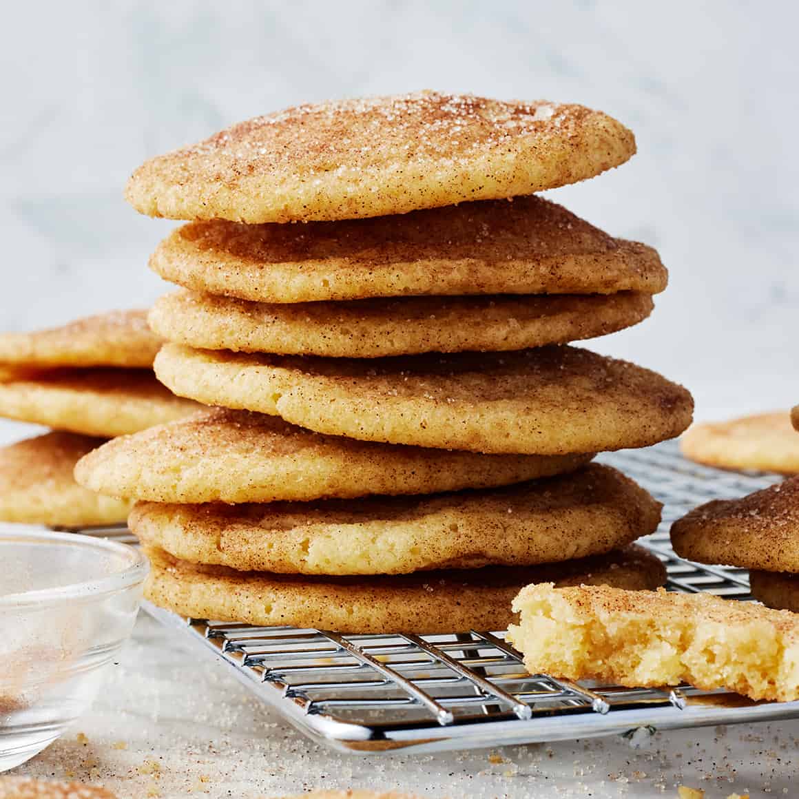 Easy Thanksgiving desserts - snickerdoodle cookies