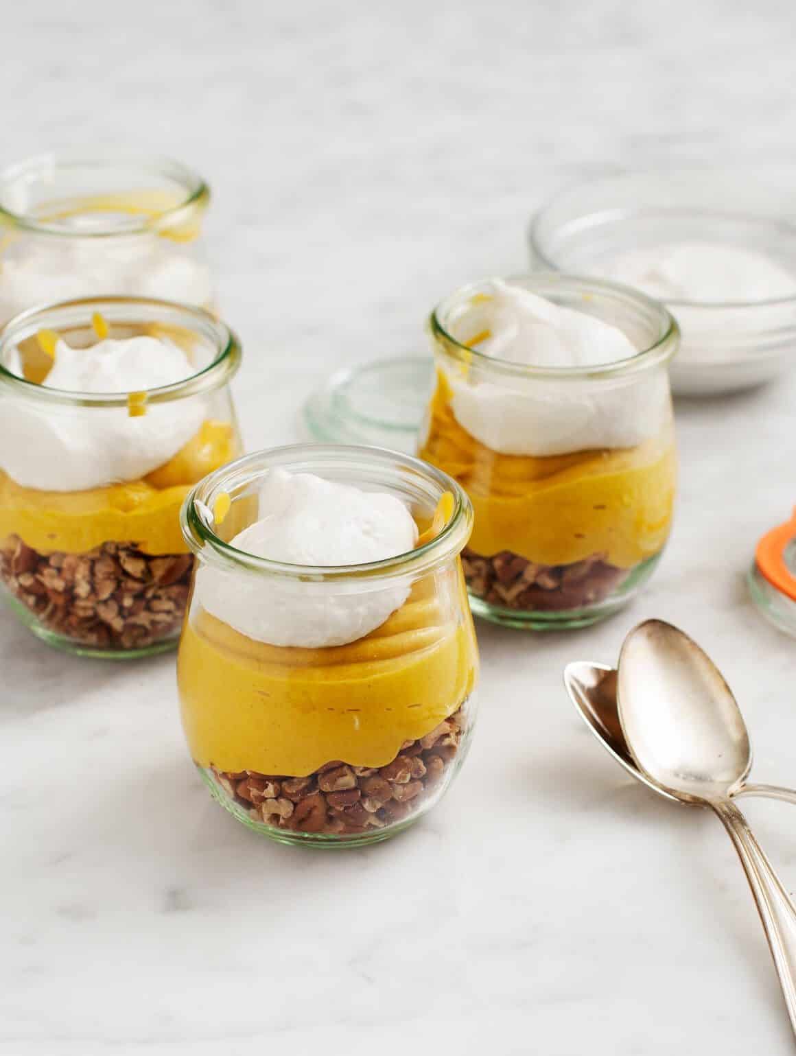 Thanksgiving desserts - pumpkin pudding