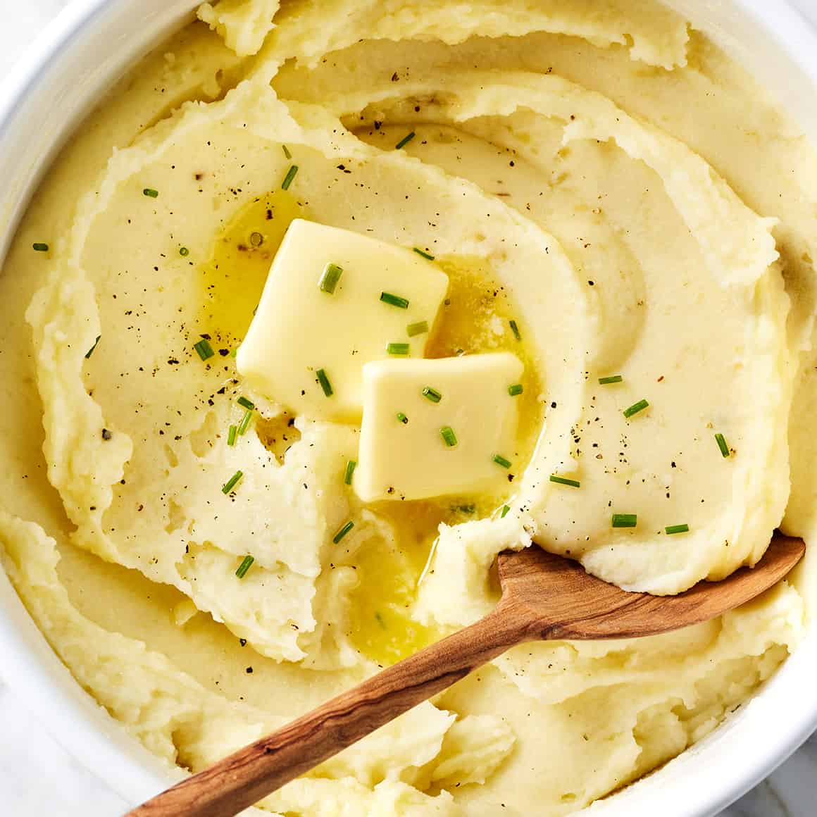 Creamy mashed potatoes