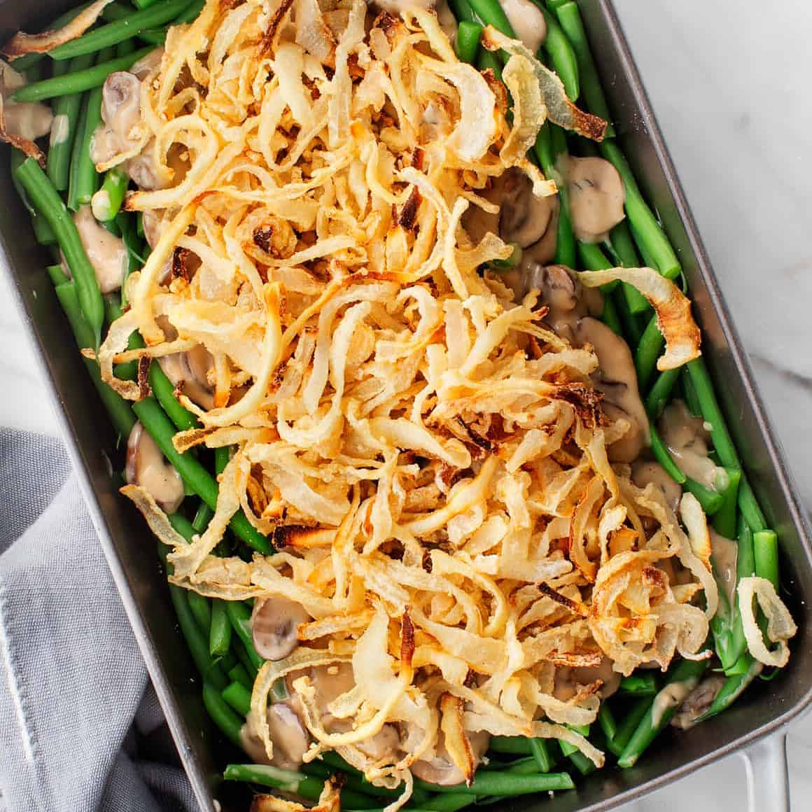 Friendsgiving recipes - green bean casserole