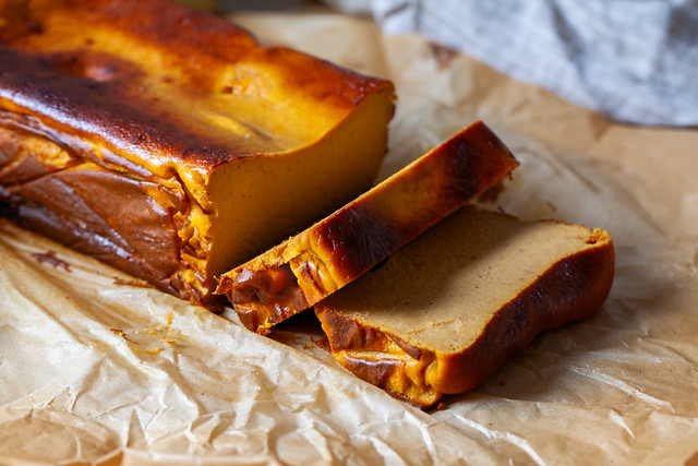 pumpkin basque cheesecake-7