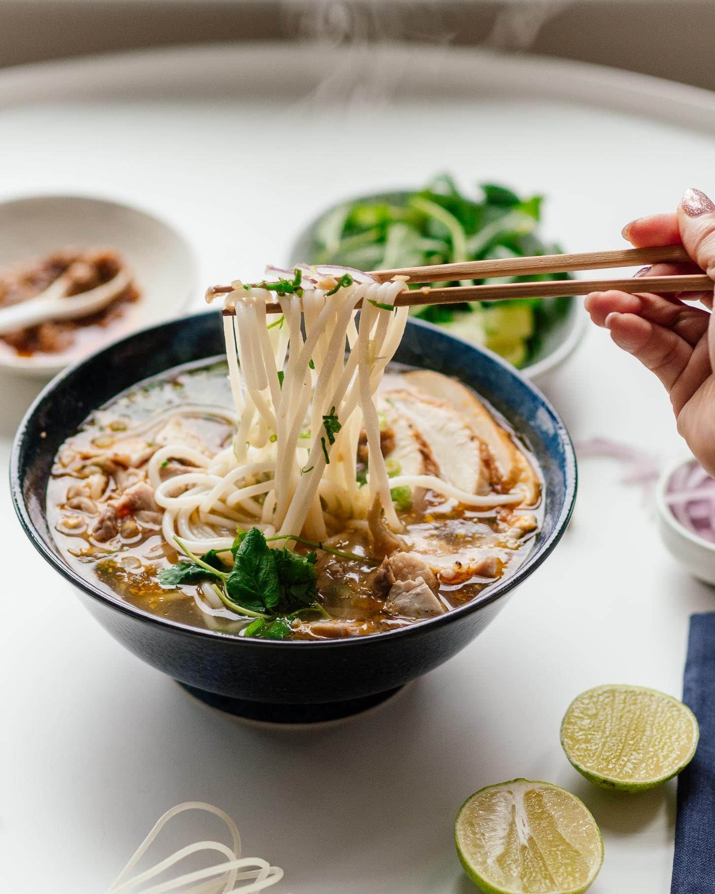 Hue Style Spicy Turkey Noodle Soup Recipe | www.iamafoodblog.com