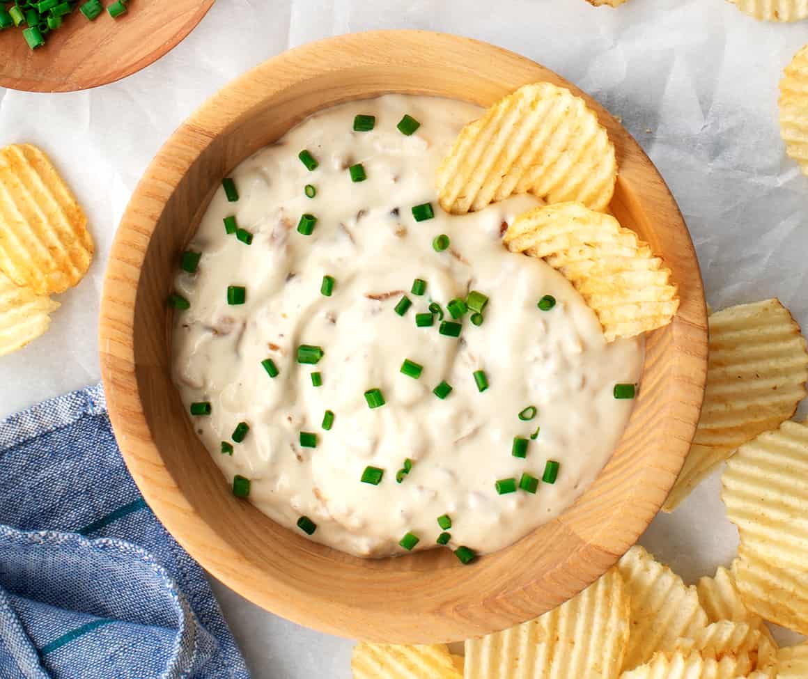 Best appetizers for Christmas - French onion dip