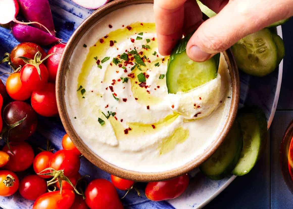 Whipped feta dip