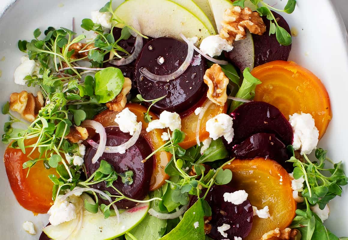 Roasted beet salad