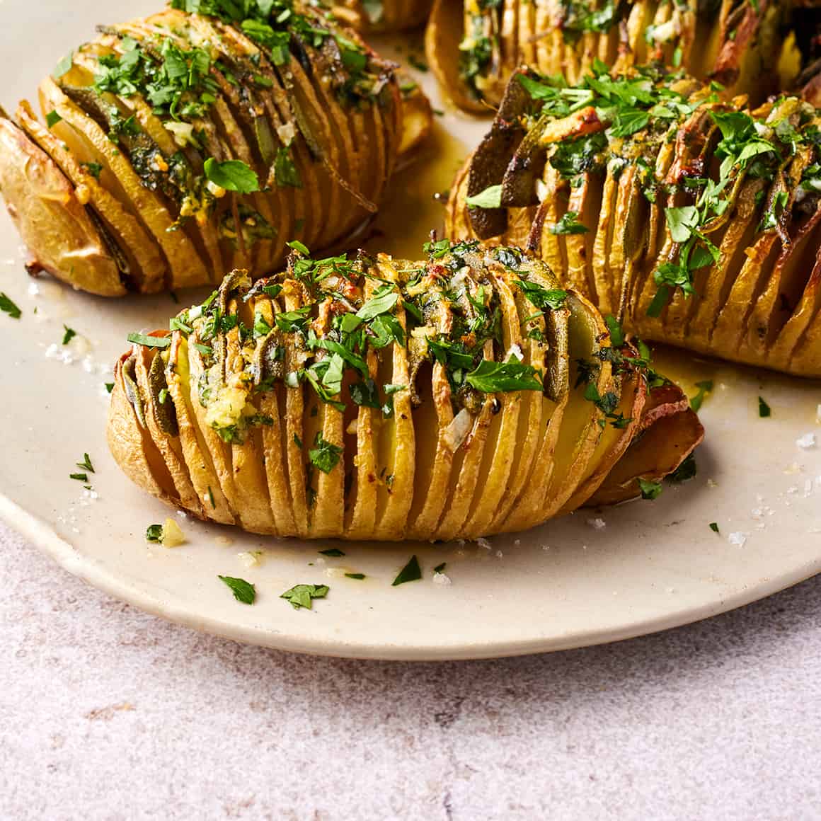 Best Christmas side dishes - hasselback potatoes