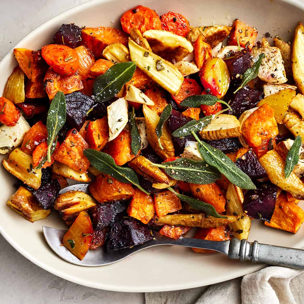 Best Christmas side dishes - roasted root vegetables