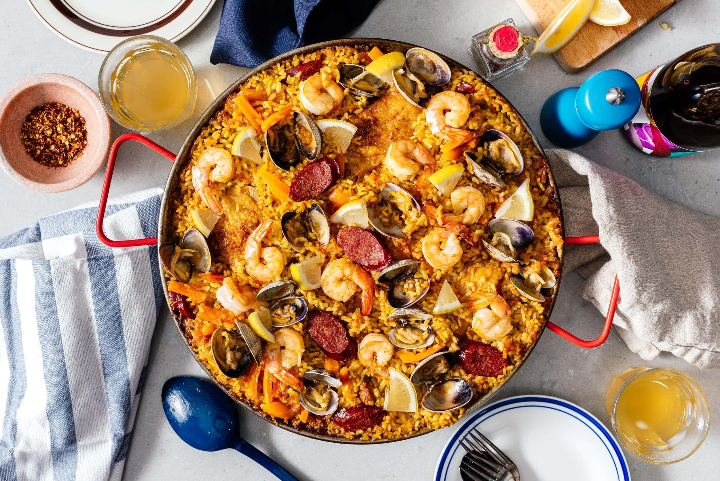 Christmas Paella | www.iamafoodblog.com