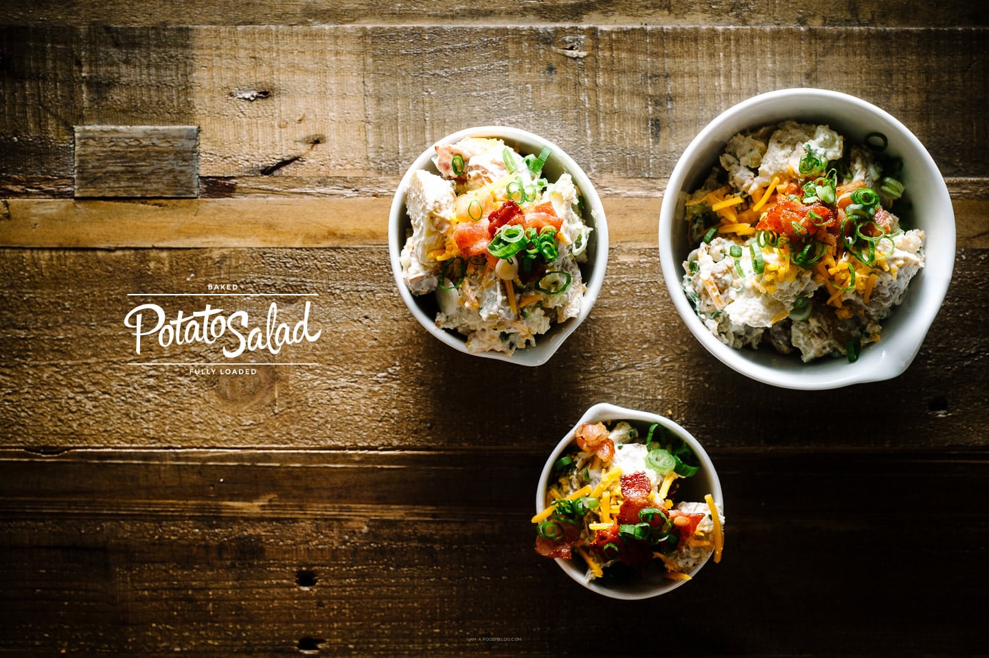 Fully Loaded Baked Potato Salad | www.iamafoodblog.com