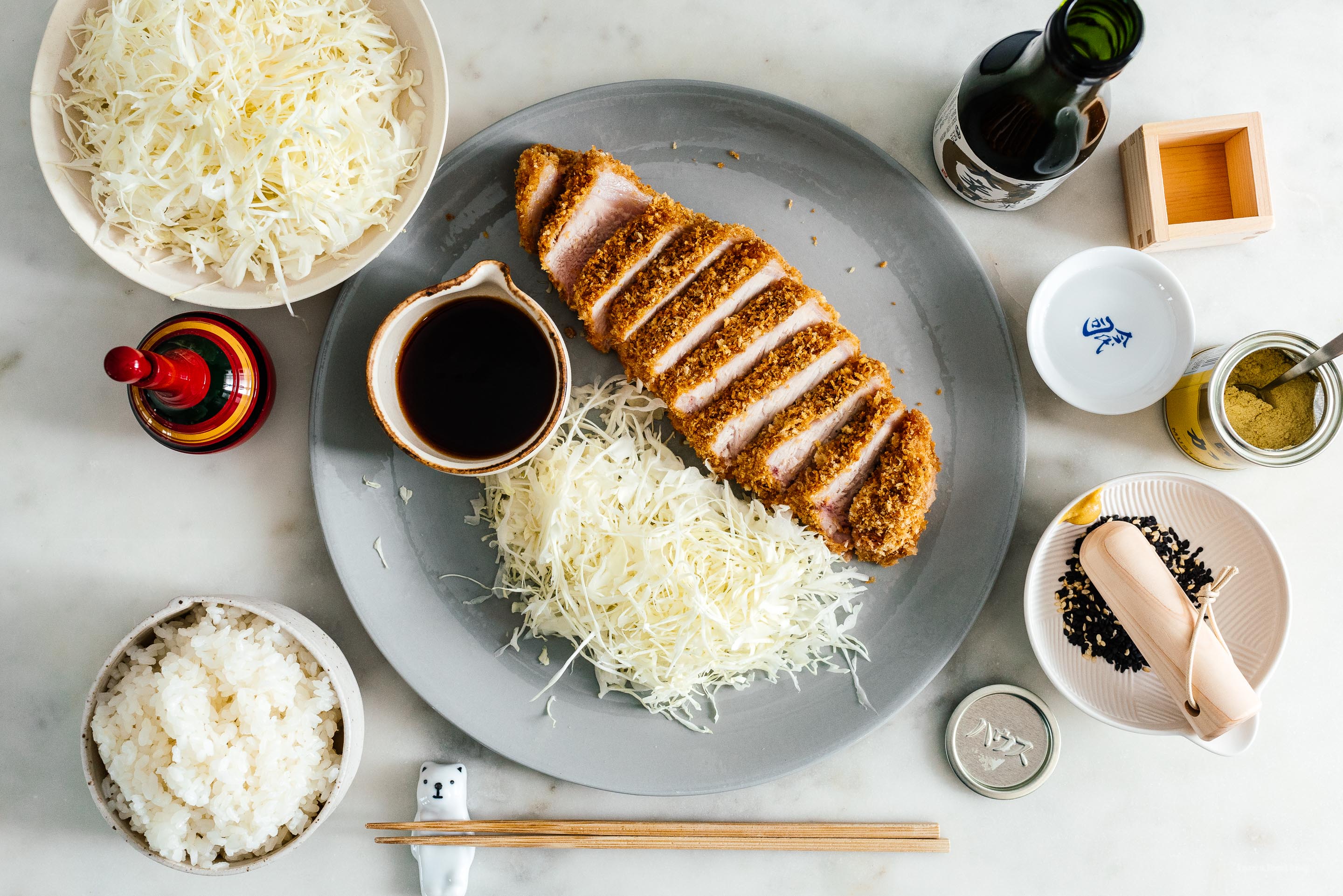 Baked Tonkatsu Christmas Dinner | www.iamafoodblog.com