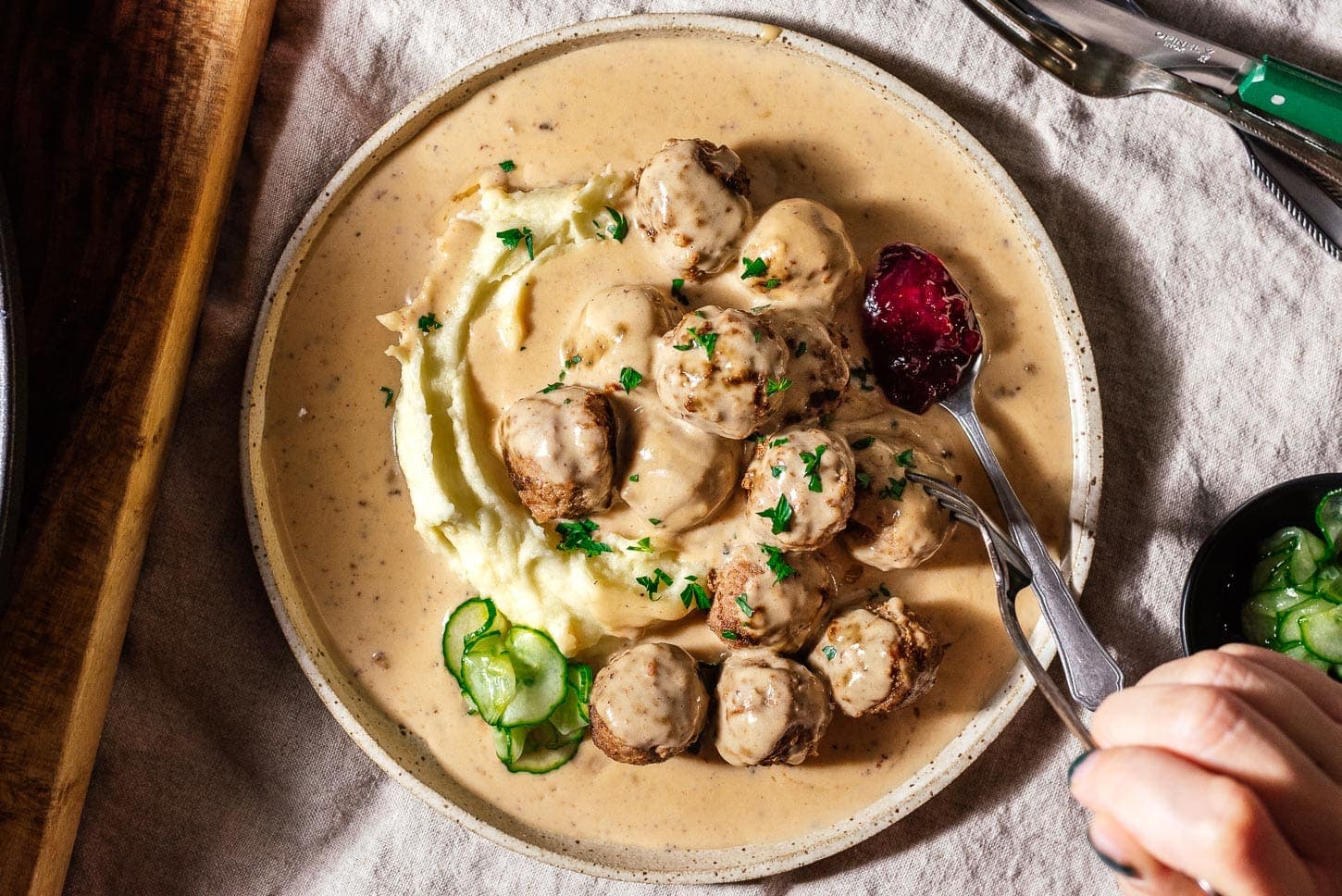 swedish meatball sauce | www.iamafoodblog.com