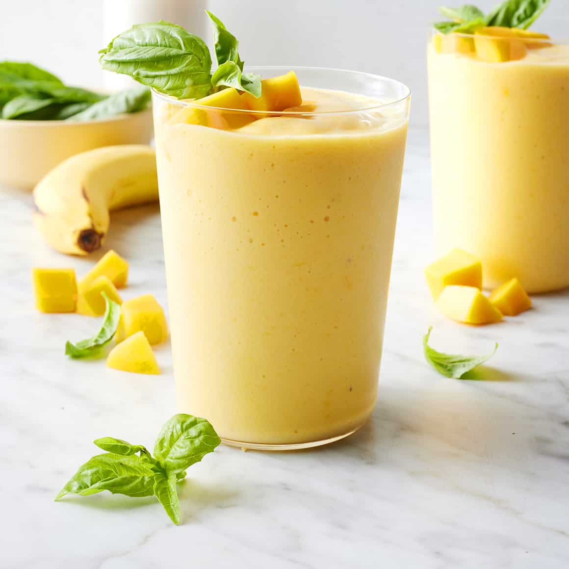 Tropical mango smoothie
