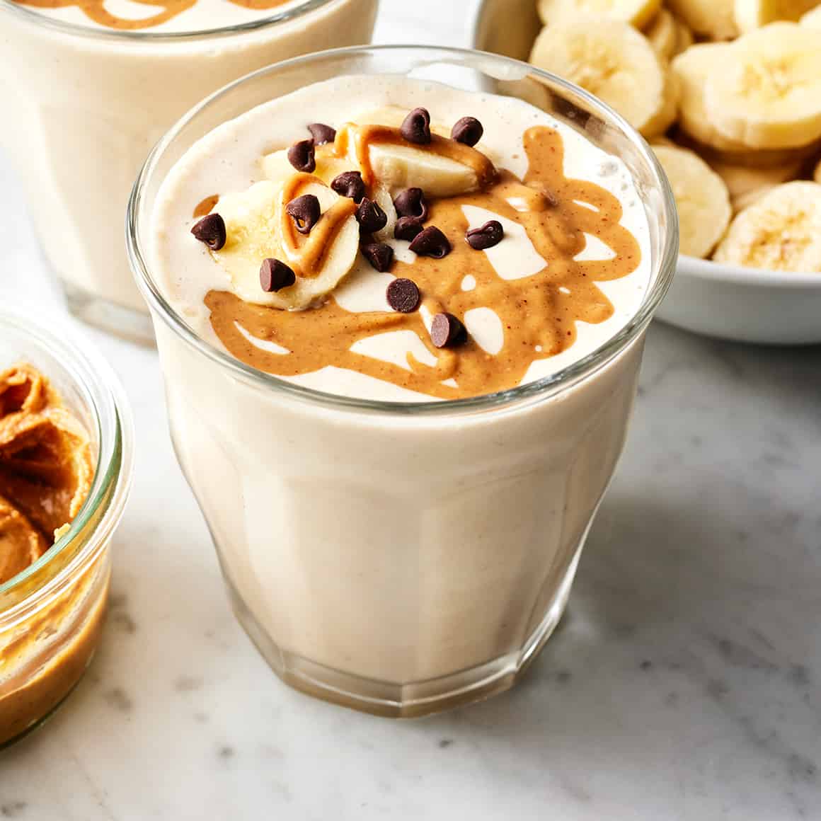 Peanut butter banana smoothie