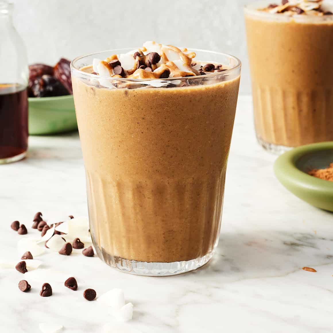 Chocolate zucchini smoothies