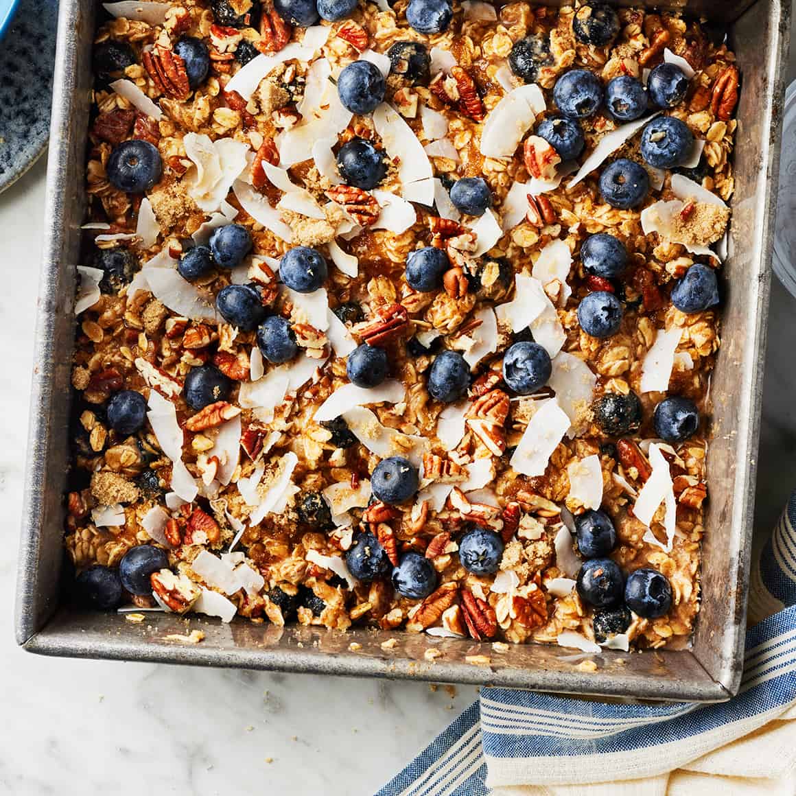 Blueberry baked oatmeal