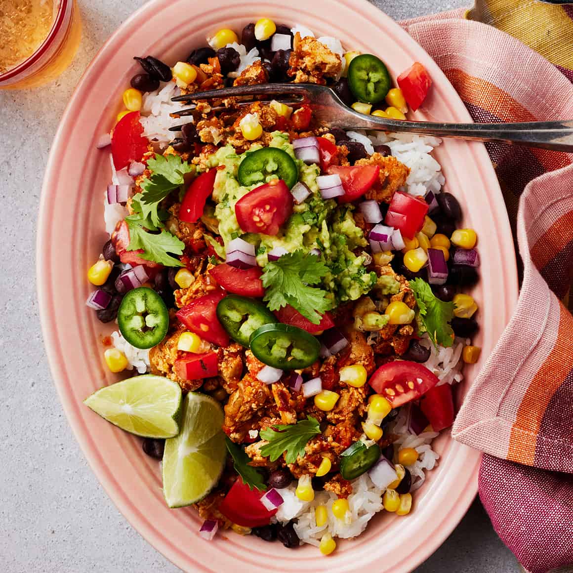 Vegan burrito bowl