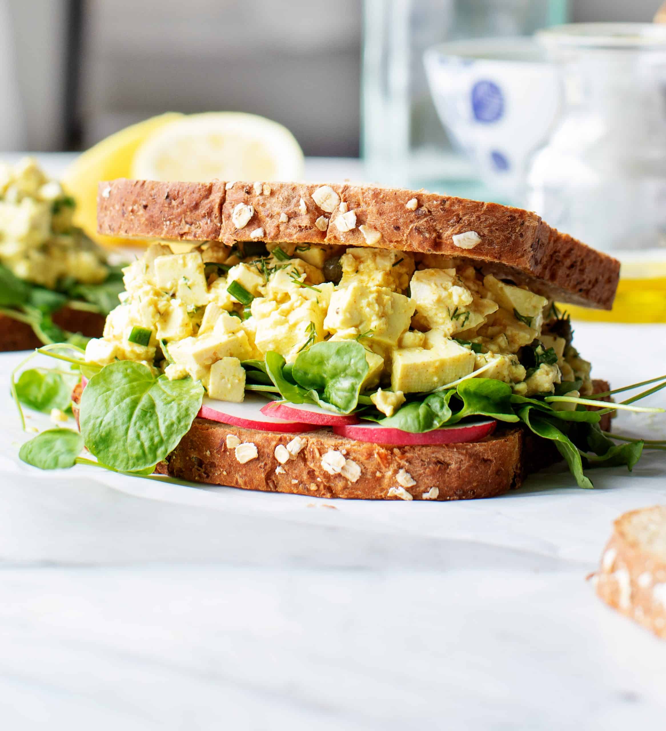 Vegan meal prep ideas - vegan egg salad