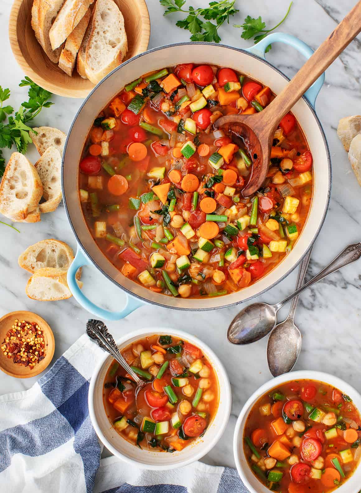 Many-Veggie Vegetable Soup