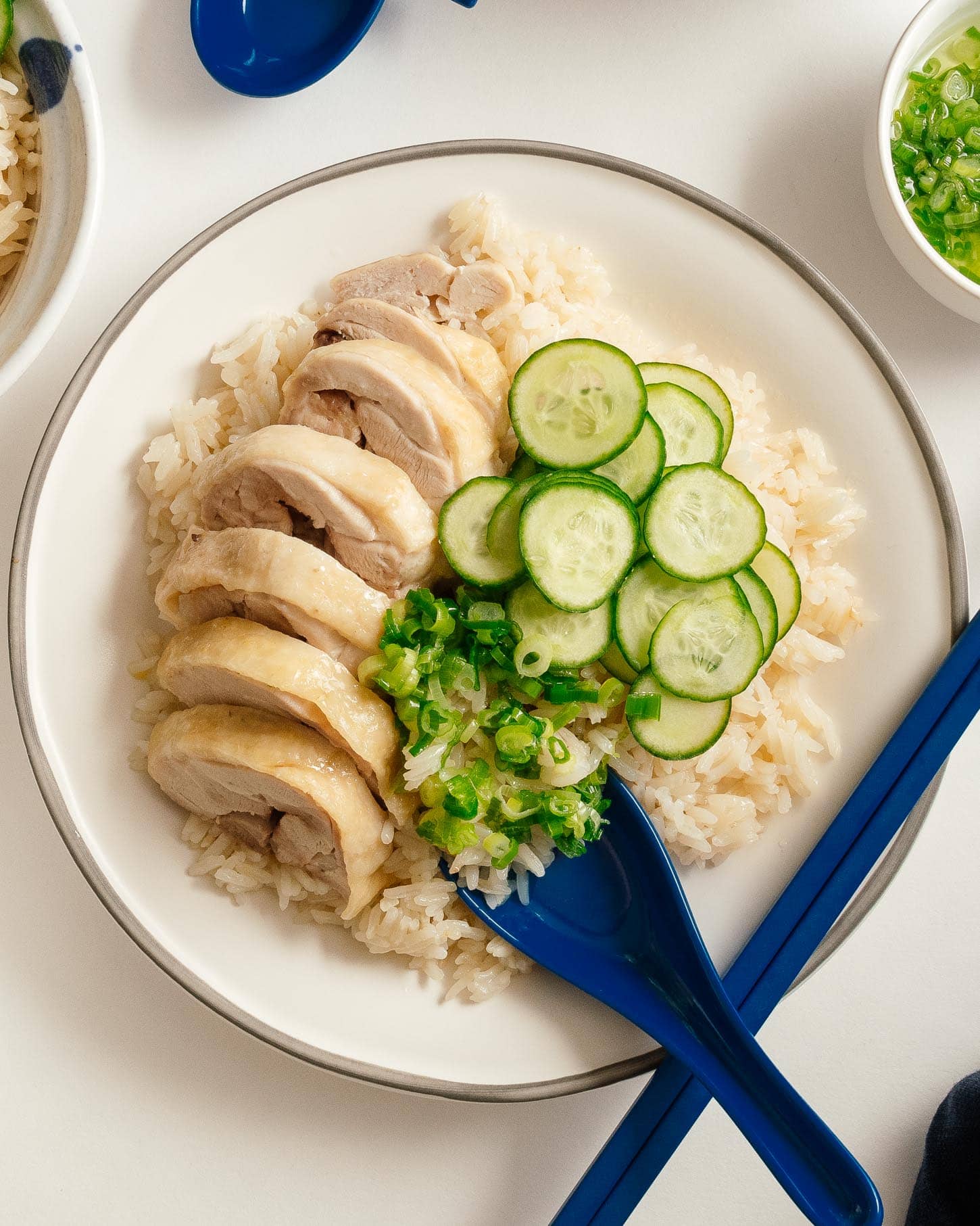 hainanese chicken rice | www.iamafoodblog.com