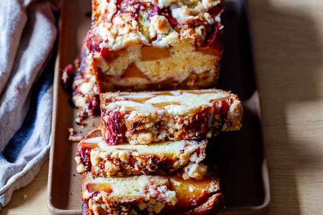 peach cobbler loaf-10
